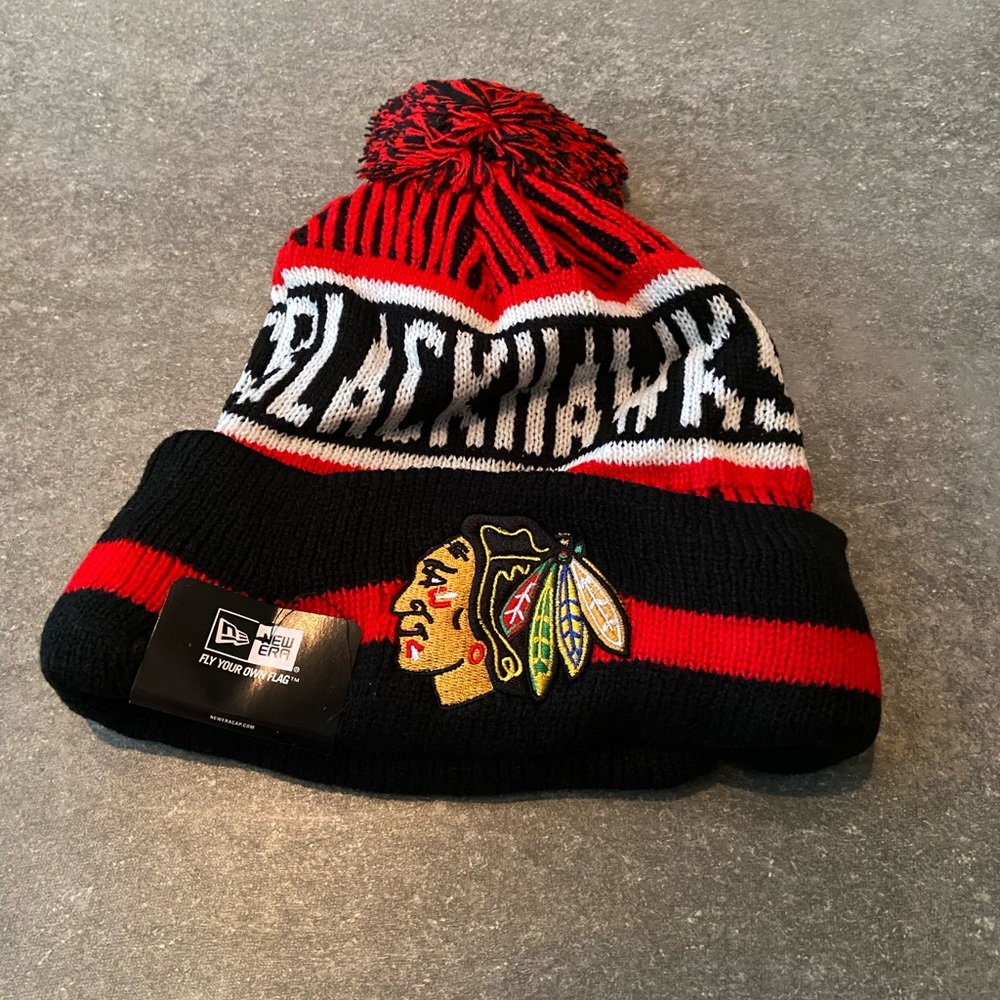 PRICE IS FIRM Brand new Chicago Blackhawks beanie